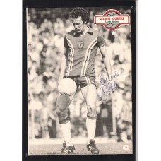 Signed picture of Alan Curtis the Wales footballer.